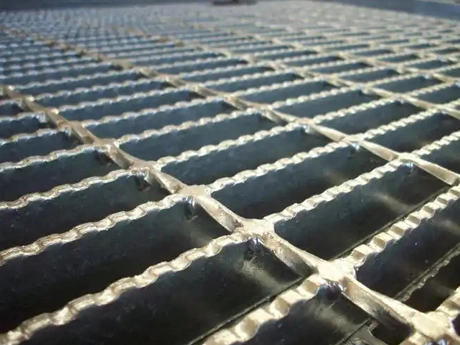 Hot Dip Galvanized Steel Grating with Serrated Surface