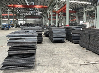 grated floor panels