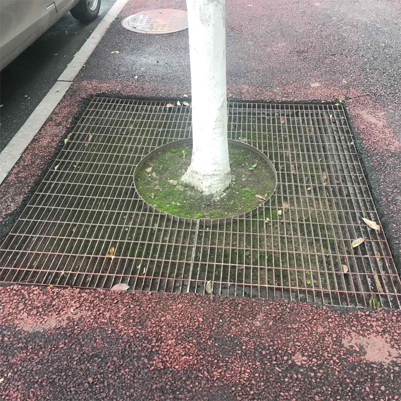 How steel grating tree pool cover helps improve the quality of urban greening projects