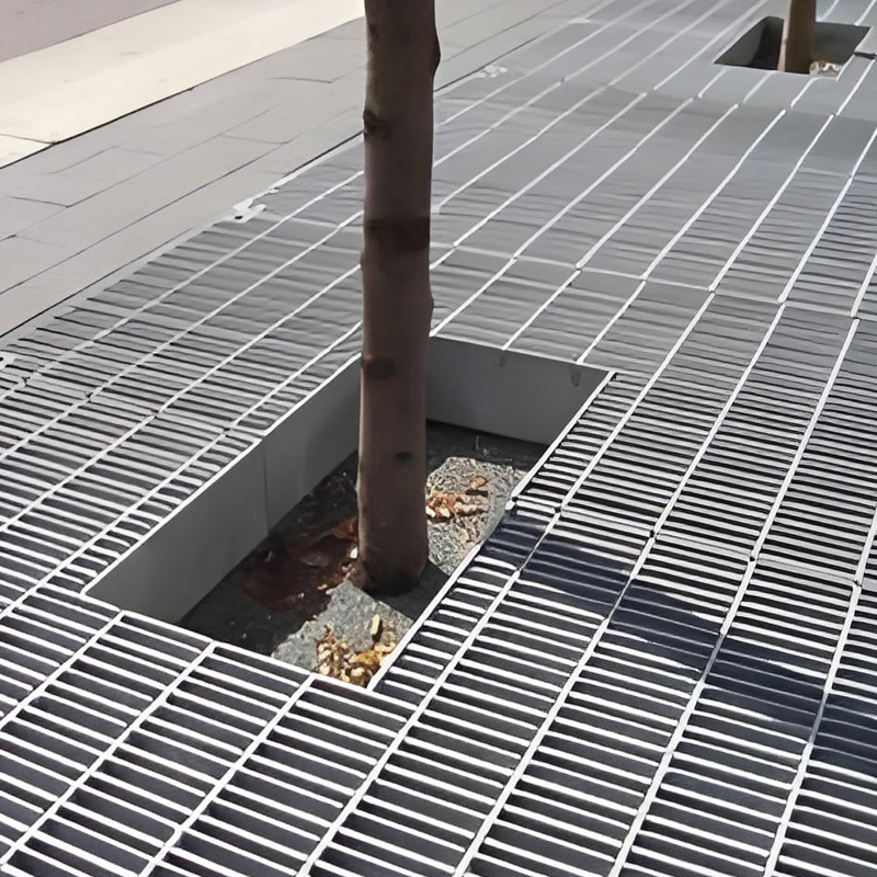 How steel grating tree pool cover helps improve the quality of urban greening projects