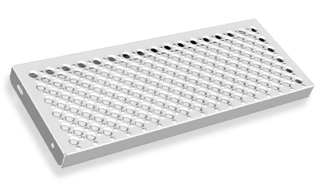 Perforated O Grip Plank Grating