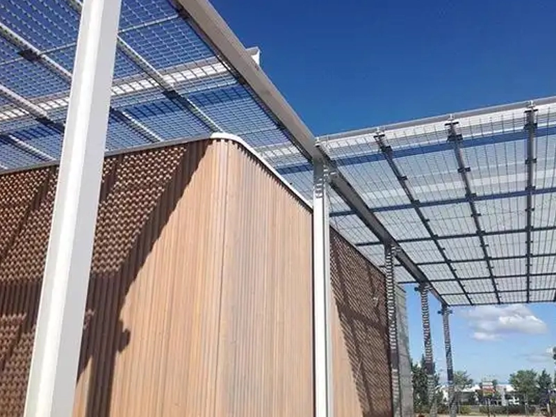 Press Locked Grating Applies for Sunshade Building