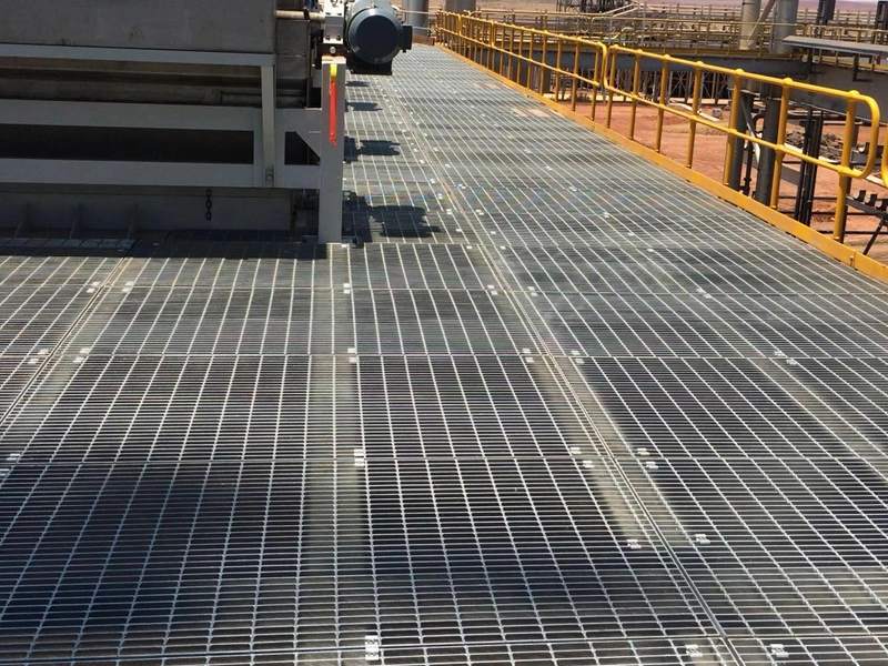 steel grating platform